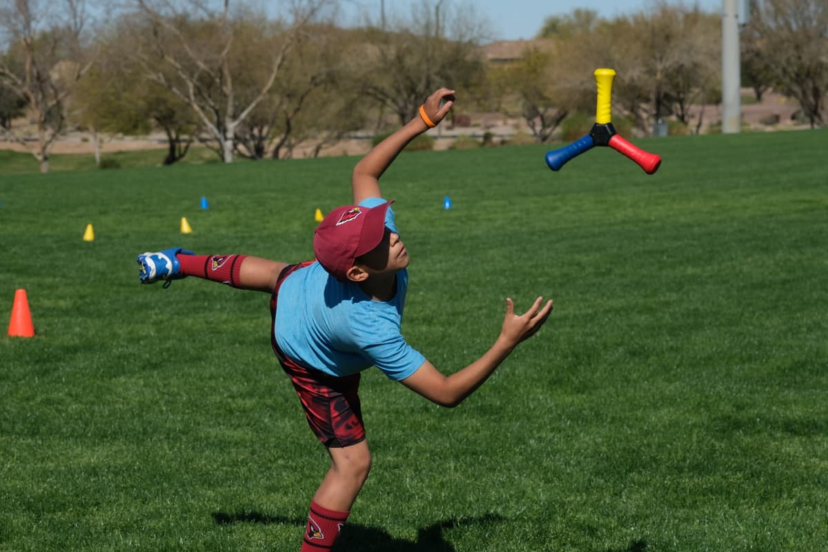 Children and parents participating in various physical activities