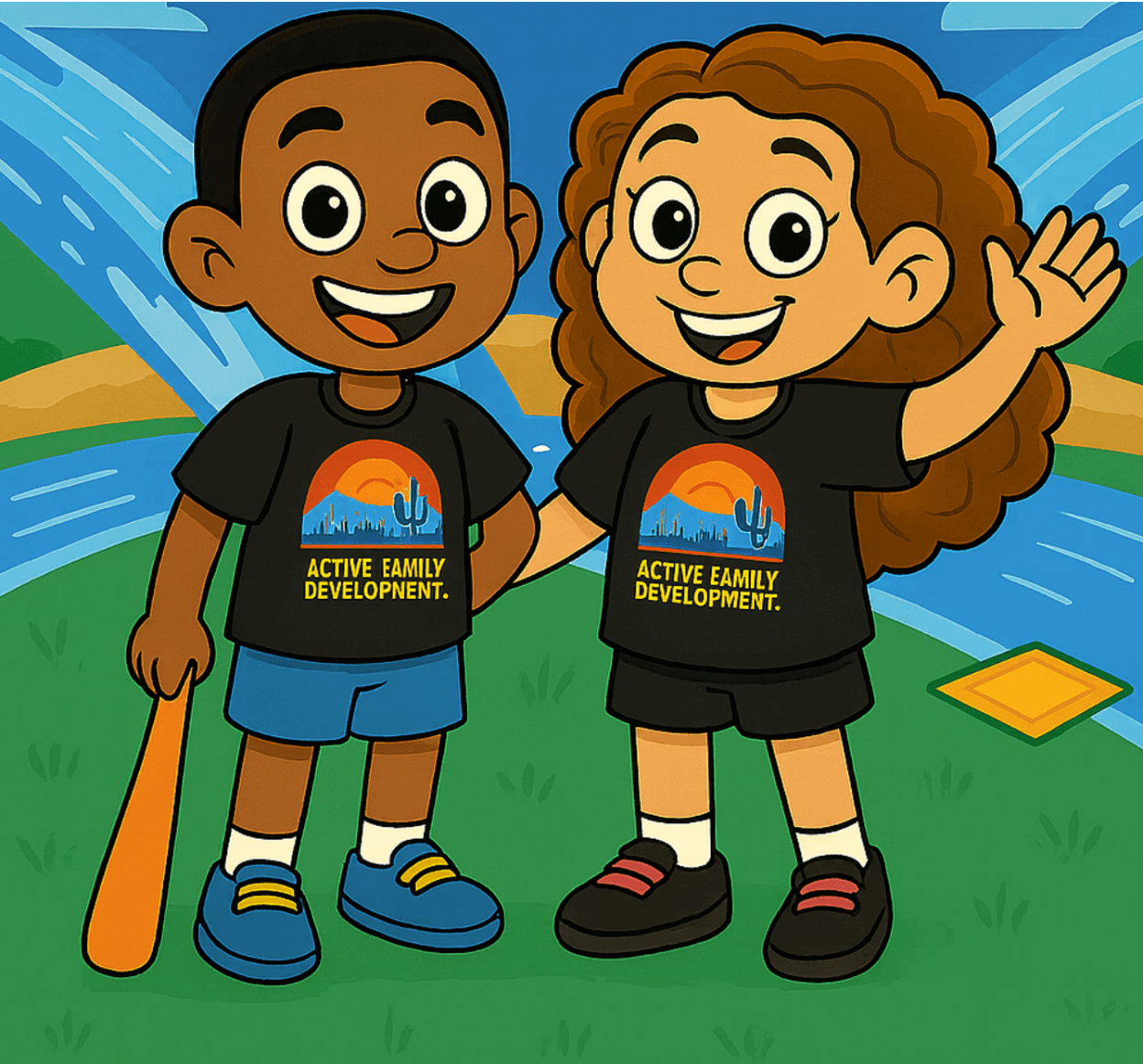 Koah and Wrenly - AFD Mascots